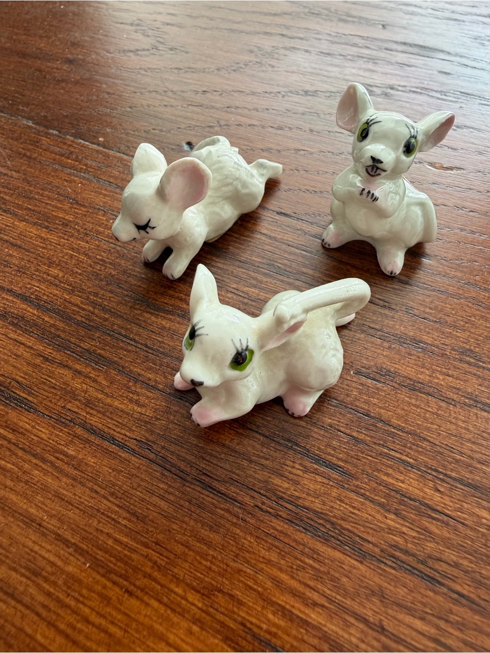 VTG Kelvin’s Miniature Bone China Mice Set of 3 JAPAN